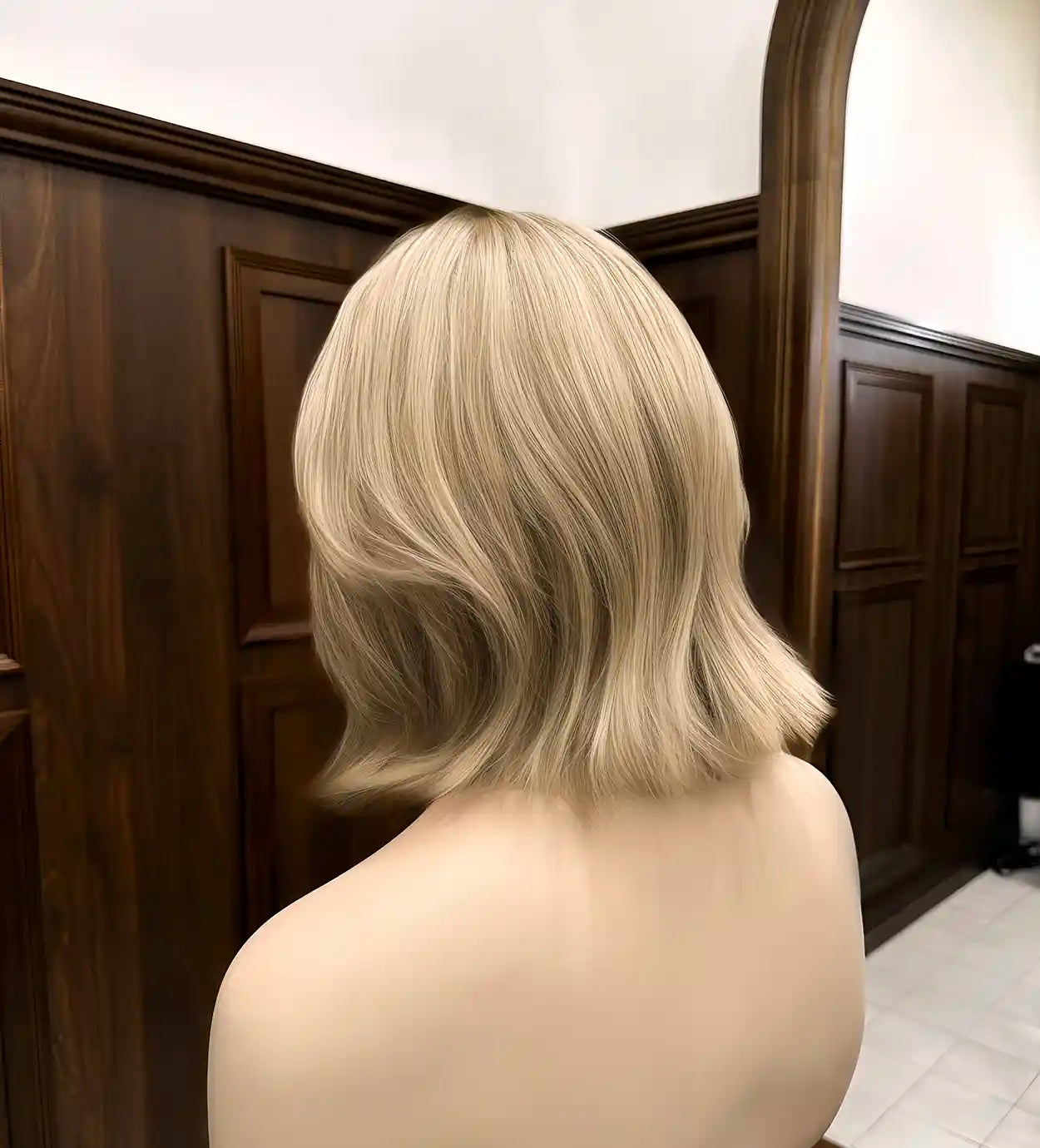 Jennie Blonde Short Bob Hair Glueless Lace Wig
